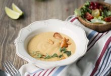 Photo of Гороховый крем-суп с лососем