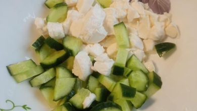 Photo of Огуречный салат с укропом