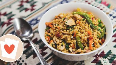 Photo of Жареный рис с овощами и курицей