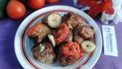 Photo of Шашлык из свинины с луком и перцем