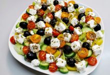 Photo of Греческий салат с оливками