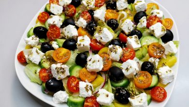 Photo of Греческий салат с оливками