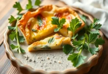 Photo of Сырный пирог с зеленью